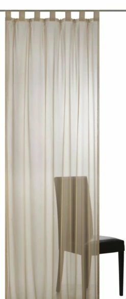 Elbersdrucke Plana 19 Schlaufenschal Transparent Dunkelbeige