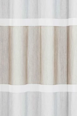 Ösenschal Prisma 06 Elbersdrucke Streifen 140x255 Braun Grau