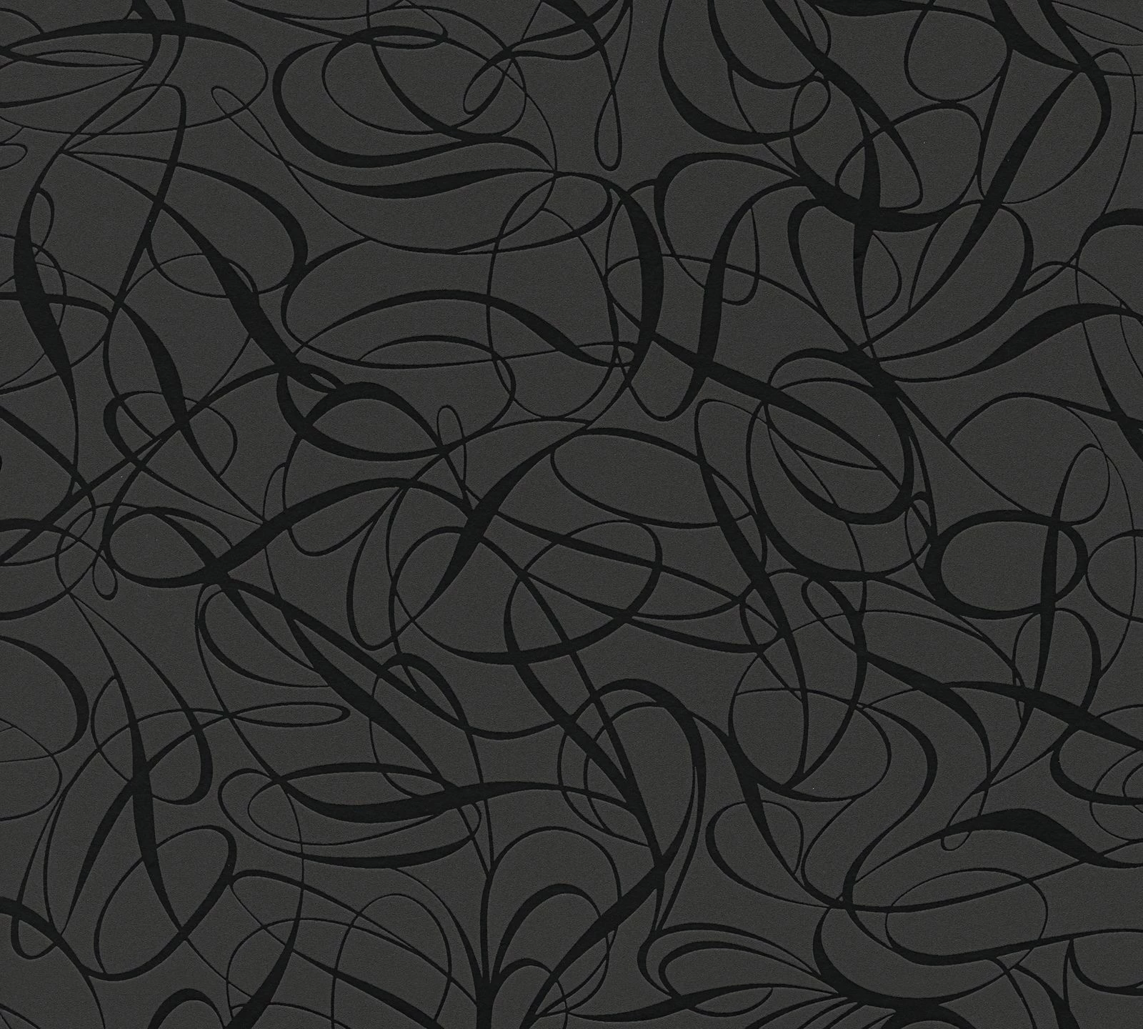 AS Création Vliestapete Retro 1320-62 Schwarz Metallic 5 AS Création Vliestapete Retro 1320-62 Schwarz Metallic – Bild 3