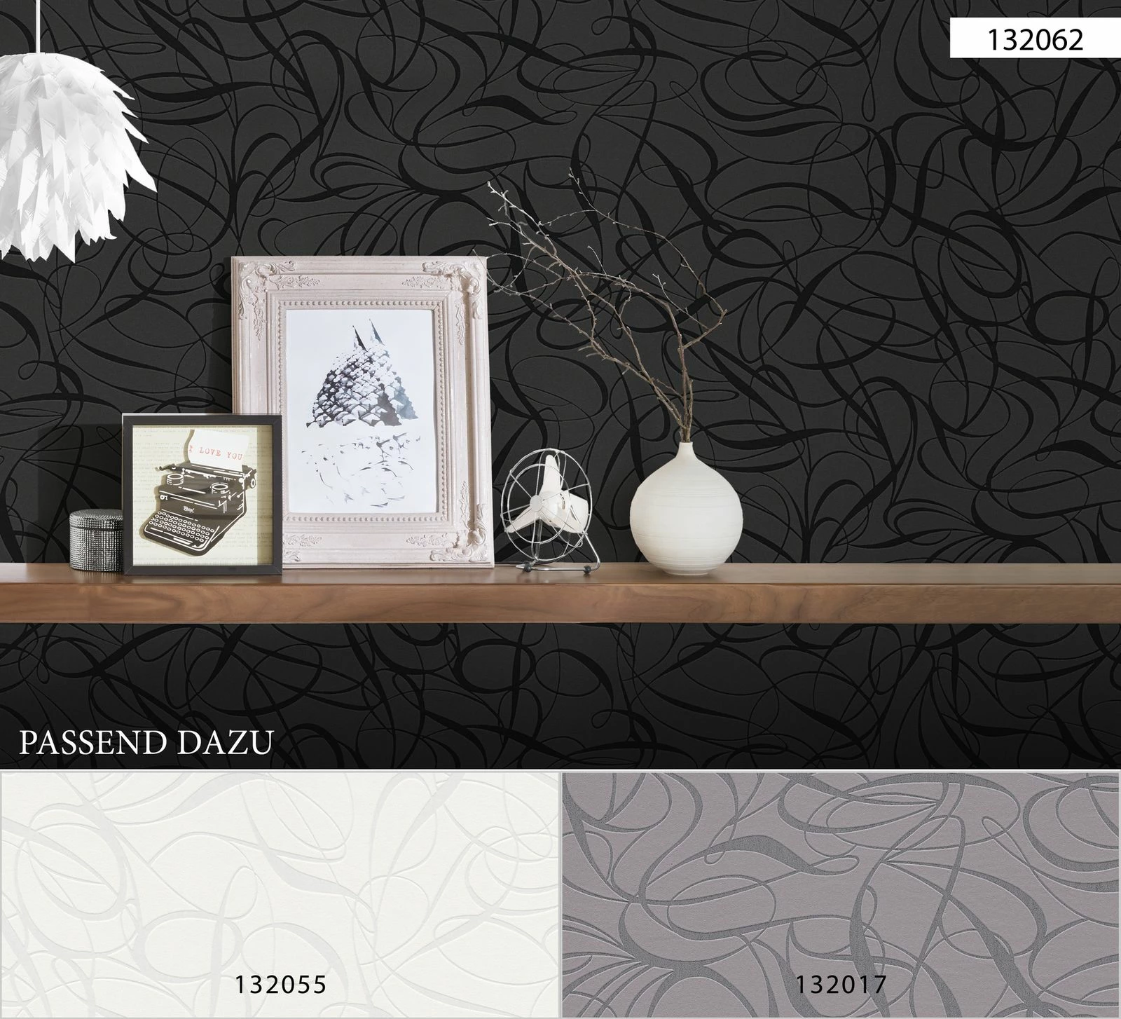 AS Création Vliestapete Retro 1320-62 Schwarz Metallic 8 AS Création Vliestapete Retro 1320-62 Schwarz Metallic – Bild 6