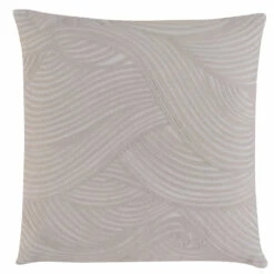 BARBARA Home Collection Kissenbezug Wellen Creme 50x50