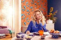BARBARA Home Tapete China Drachen Orange Blau 527957 11 BARBARA Home Tapete China Drachen Orange Blau 527957 -Orex Verkäufe Barbara Schoeneberger Tapete China Drachen orang 7