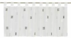 Bistrogardine Quadro Kariert Transparent Grau 180041