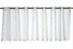 Bistrogardine Sun Valley Landhaus Transparent Weiß 195052