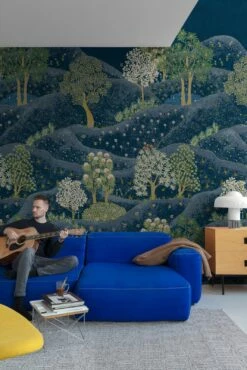 Digitaldruck Hügel Bäume Blumen Blau Grün Weiß ML1802 7 Digitaldruck Hügel Bäume Blumen Blau Grün Weiß ML1802 -Orex Verkäufe Digitaldruck Huegel Baeume Blumen Blau Gruen Weiss ML1802 63217705 1