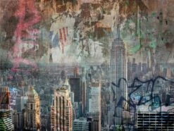 Digitaldruck Skyline New York Shabby Grau Braun Rot ML3701 5 Digitaldruck Skyline New York Shabby Grau Braun Rot ML3701 -Orex Verkäufe Digitaldruck Skyline New York Shabby Grau Braun Rot ML3701 63217727 1