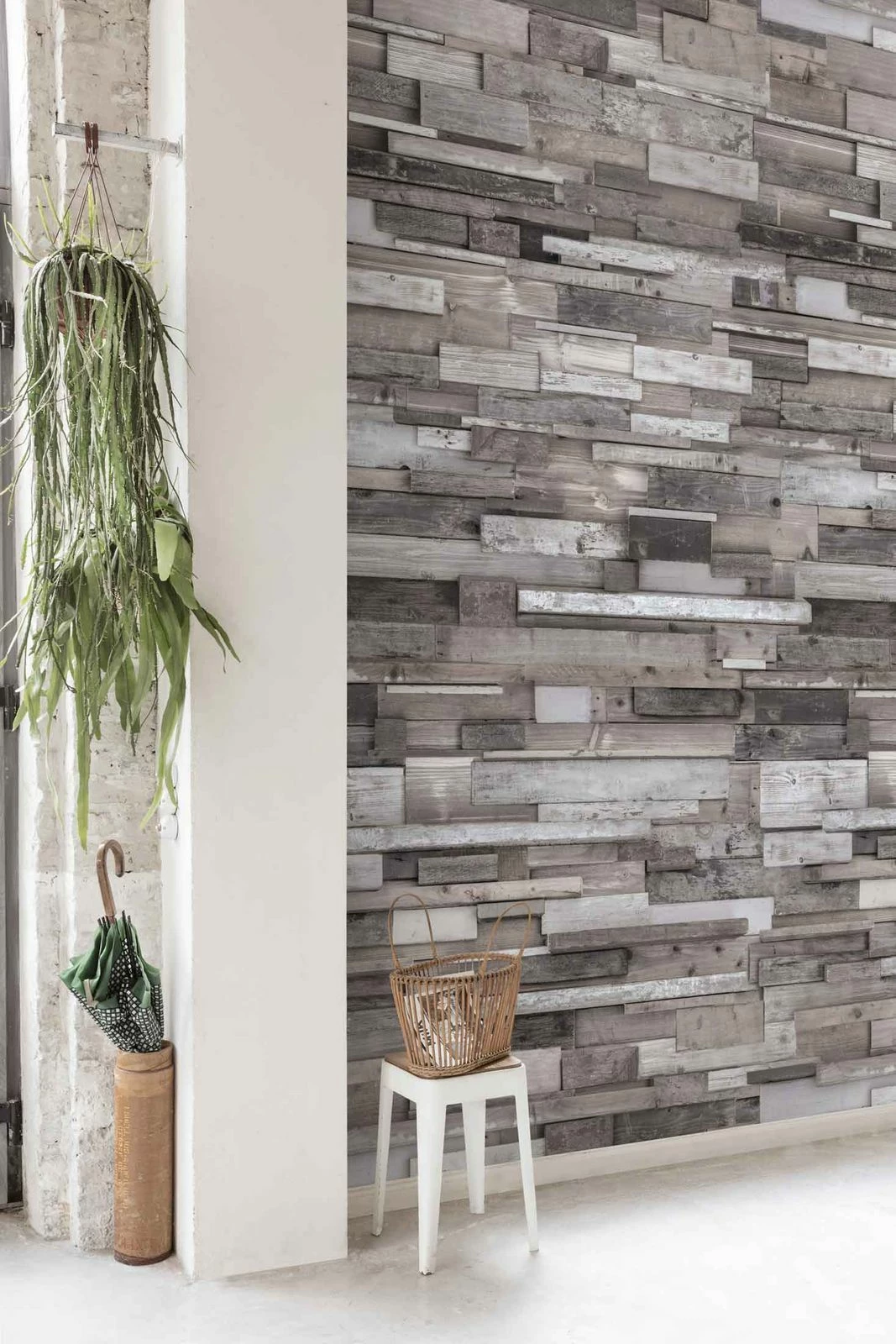 Digitaldruck Vlies-Fototapete 3D Holzwand Grau | EP6002 3 Digitaldruck Vlies-Fototapete 3D Holzwand Grau | EP6002