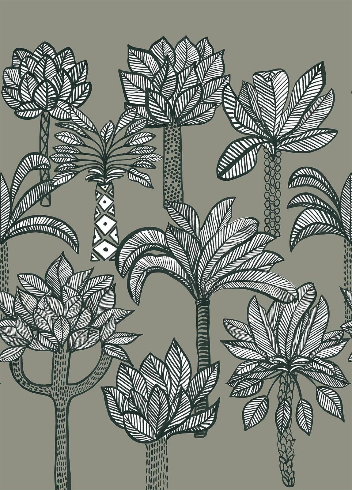 Fototapete Palmen Grau Weiß Onszelf Rasch Tapeten 532050 4 Fototapete Palmen Grau Weiß Onszelf Rasch Tapeten 532050 – Bild 2