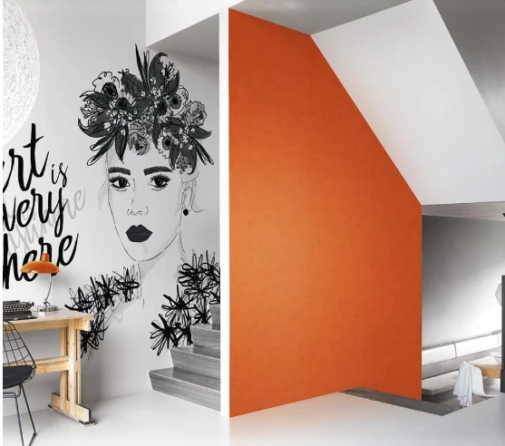 Fototapete Rasch Kruth Design Frau Weiß Schwarz 100860 3 Fototapete Rasch Kruth Design Frau Weiß Schwarz 100860