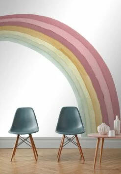 Premium Fototapete Regenbogen Rosa 253269