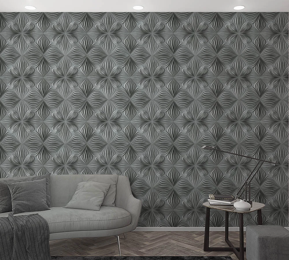 Fototapete Vlies 3D Grafisch Geometrisch Grau 47231 3 Fototapete Vlies 3D Grafisch Geometrisch Grau 47231