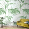 Fototapete Vlies Blätter Palmen Floral Grün Weiß 47209 2 Fototapete Vlies Blätter Palmen Floral Grün Weiß 47209 -Orex Verkäufe Fototapete Vlies Blaetter Palmen Floral gruen weiss 47209 63210660 1