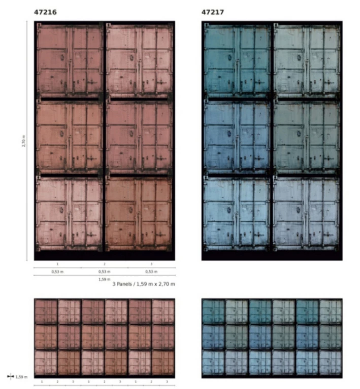 Fototapete Vlies Container Schiff Metall Rot-braun 47216 5 Fototapete Vlies Container Schiff Metall Rot-braun 47216 – Bild 3