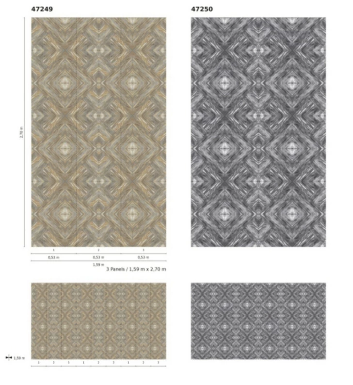 Fototapete Vlies Grafisch Holz-Optik Braun Beige 47249 5 Fototapete Vlies Grafisch Holz-Optik Braun Beige 47249 – Bild 3