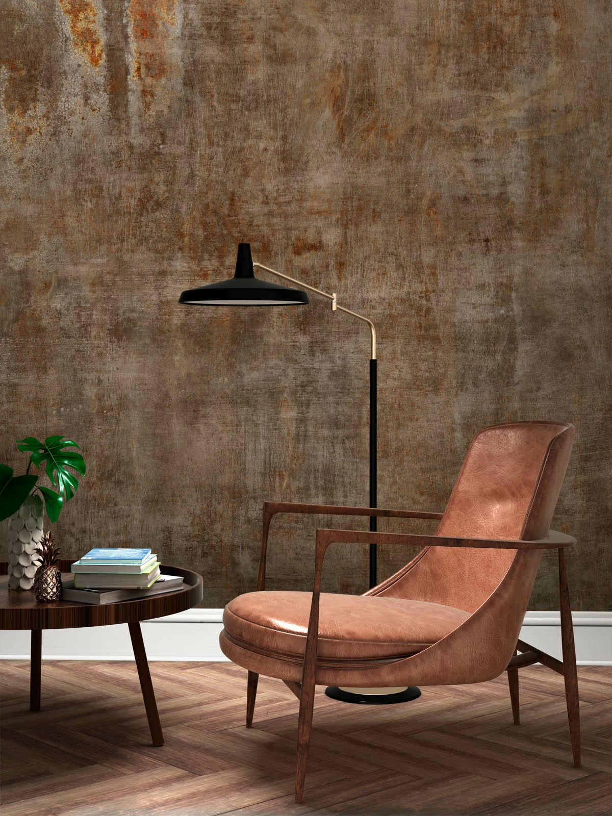 Rasch Fototapete Vlies 429756 Metall Optik Braun Grau 3 Rasch Fototapete Vlies 429756 Metall Optik Braun Grau