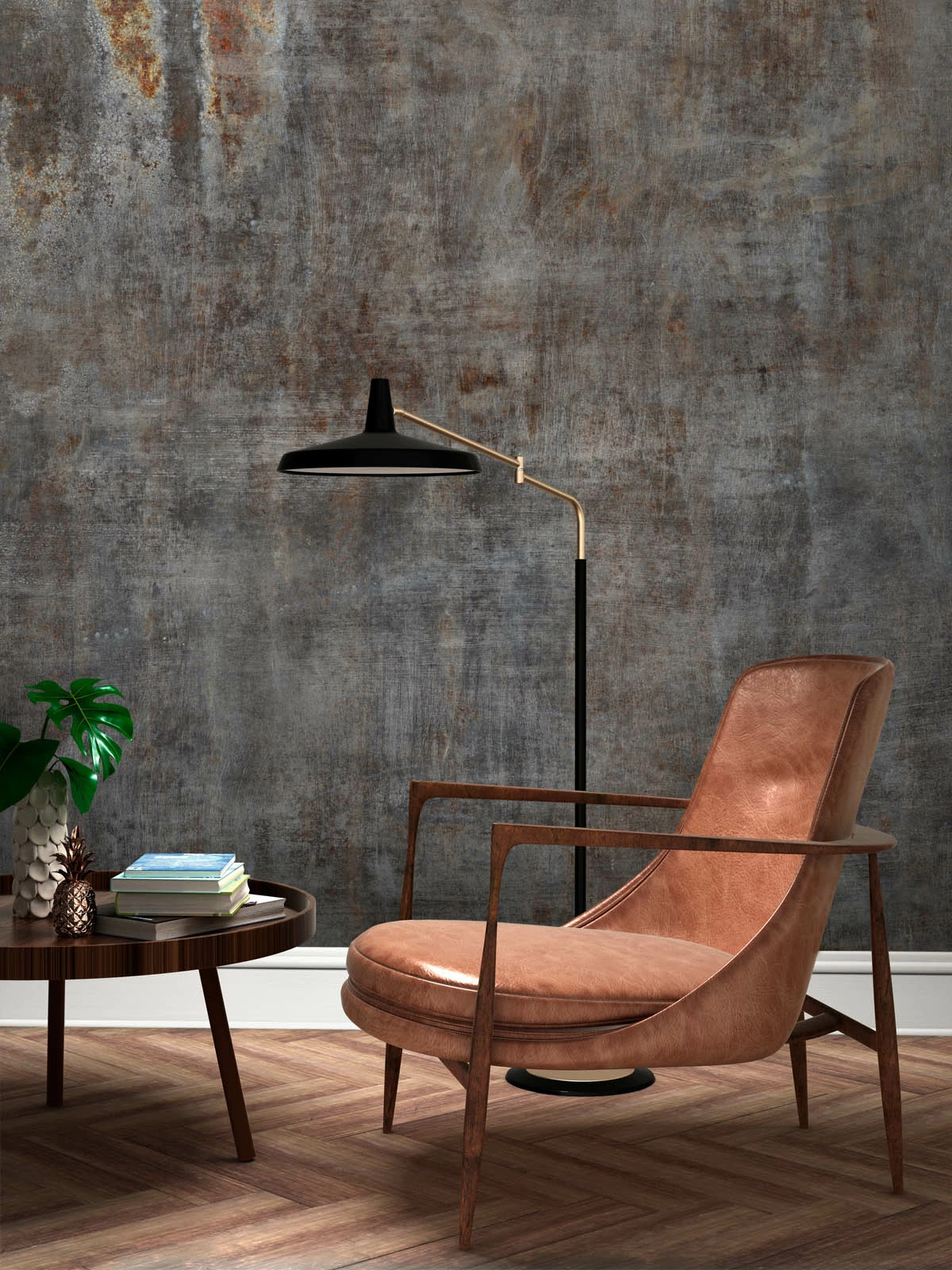 Rasch Fototapete Vlies 429749 Metall Optik Grau Braun 3 Rasch Fototapete Vlies 429749 Metall Optik Grau Braun