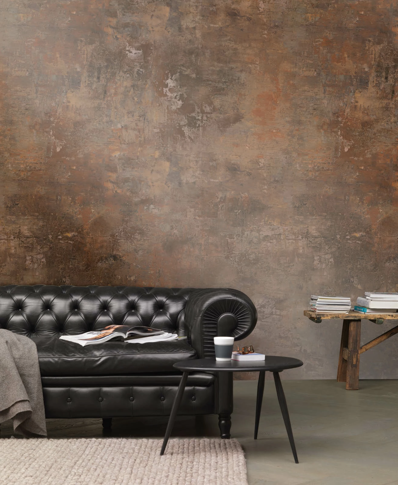 Rasch Fototapete Vlies 429671 Used-Look Metall Rot Braun 3 Rasch Fototapete Vlies 429671 Used-Look Metall Rot Braun