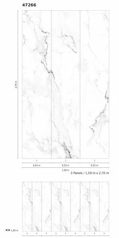 Fototapete Vlies Stein Marmor-Design Weiss Schwarz 47266 7 Fototapete Vlies Stein Marmor-Design Weiss Schwarz 47266 -Orex Verkäufe Fototapete Vlies Stein Marmor Design weiss schwarz 47266 63210717 2