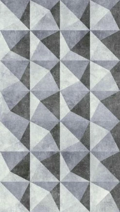 Fototapeten 3D Dreiecke Grafik Grau Vlies 38281-1 -Orex Verkäufe Fototapeten 3D Dreiecke Grafik grau Vlies 38281 1 63209658