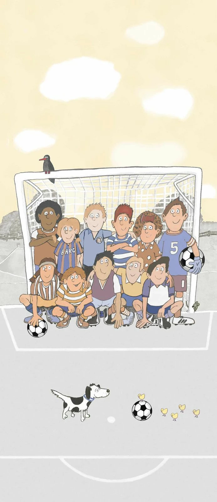 Kinder Wandbild Fußball Grau Gelb Jonas Kötz 46506 3 Kinder Wandbild Fußball Grau Gelb Jonas Kötz 46506