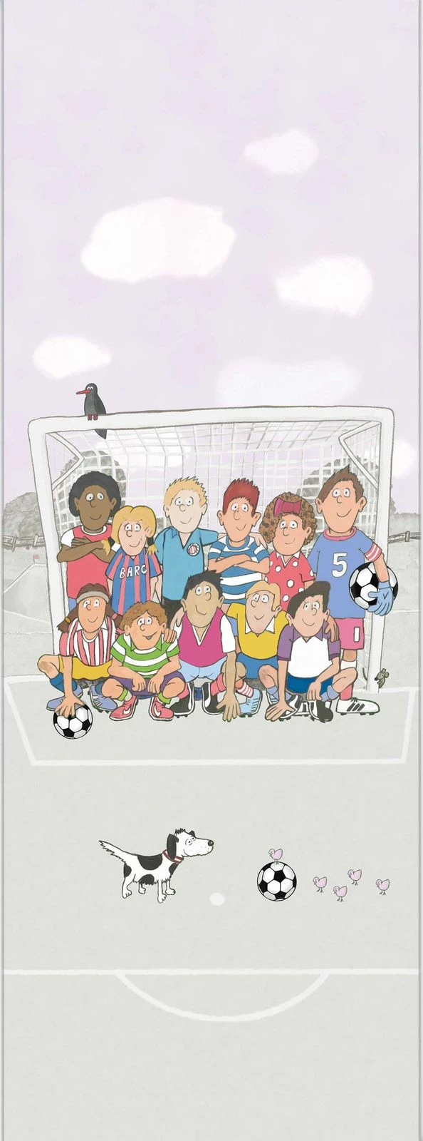 Kinder Wandbild Fußball Grau Rosa Jonas Kötz 46505 3 Kinder Wandbild Fußball Grau Rosa Jonas Kötz 46505