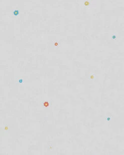 Kindertapete Blumenwiese Grau Bunt Jonas Kötz 31111