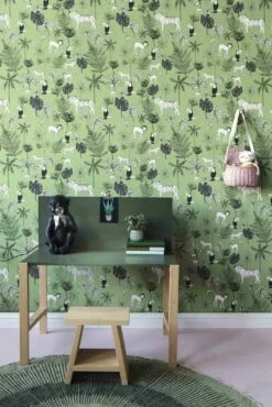 Kindertapete Rasch Dschungeltiere Dunkel-grün 531817 8 Kindertapete Rasch Dschungeltiere Dunkel-grün 531817 -Orex Verkäufe Kindertapete Rasch Dschungeltiere dunkelgruen 531817 190645 2