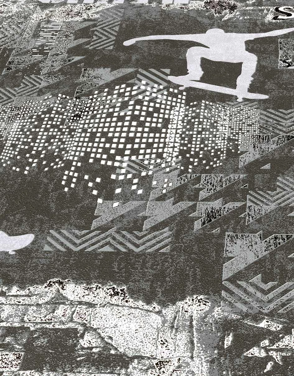 Kindertapete Sweet And Cool Skater Grau 10141-34 7 Kindertapete Sweet And Cool Skater Grau 10141-34 – Bild 5