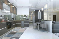 Küchenläufer Küchenteppich Herzen & Sterne Waschbar -Orex Verkäufe Kuechenlaeufer Kuechenteppich Herzen und Sterne 45 x 145 cm 63205496 1