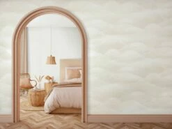 Marburg Vliestapete Beige Grau Hügel 34021 Habitat