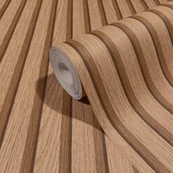 Marburg Vliestapete Paneele Holz Optik Braun 33958