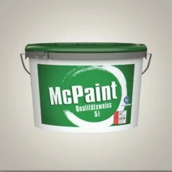 McPaint Innenwandfarbe Qualitätsweiß Matt 5l