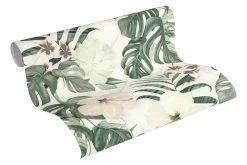 Michalsky Tapete Vlies Blumen Floral Weiß Mint 36518-2 -Orex Verkäufe Michalsky Tapete Vlies Blueten Floral weiss mint 1