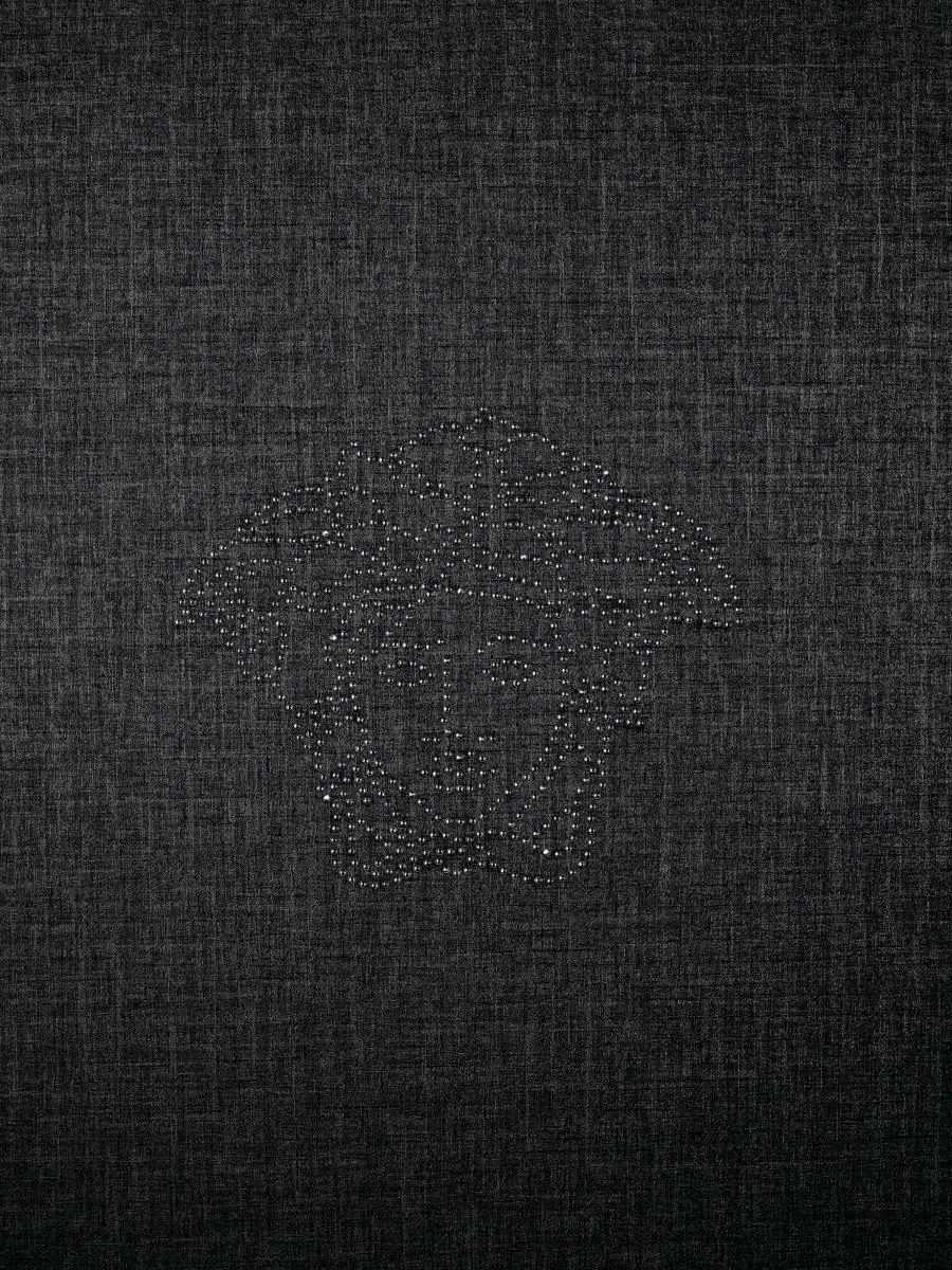 Versace Home Tapeten Panel Medusa Leinen Anthrazit 32950-4 5 Versace Home Tapeten Panel Medusa Leinen Anthrazit 32950-4 – Bild 3