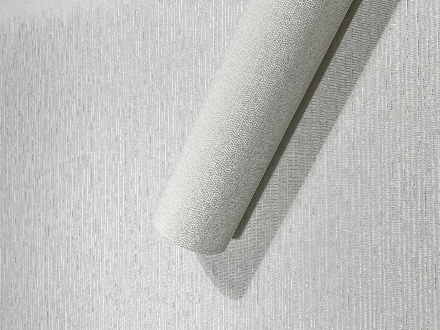 Papis Loveday Tapete 86748 Textil Optik Uni Weiß 4 Papis Loveday Tapete 86748 Textil Optik Uni Weiß – Bild 2