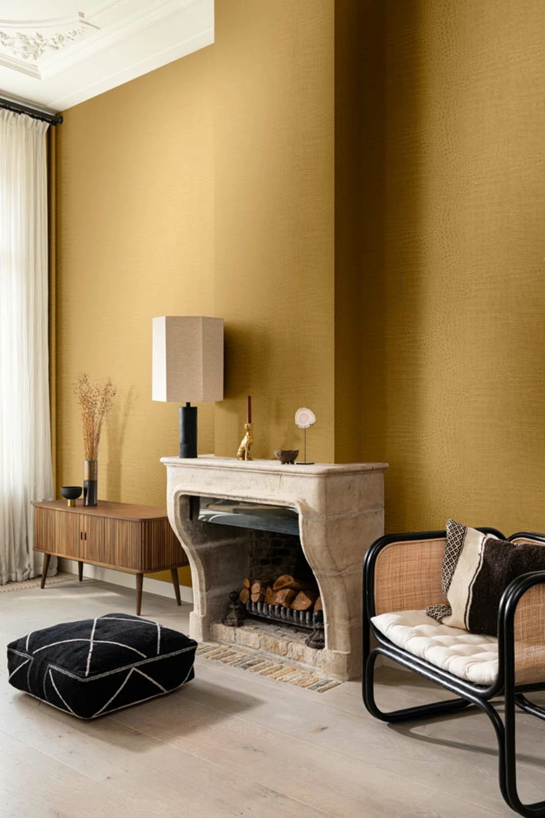 Vliestapete Rasch 751369 Kroko Optik Gold Metallic 7 Vliestapete Rasch 751369 Kroko Optik Gold Metallic – Bild 5