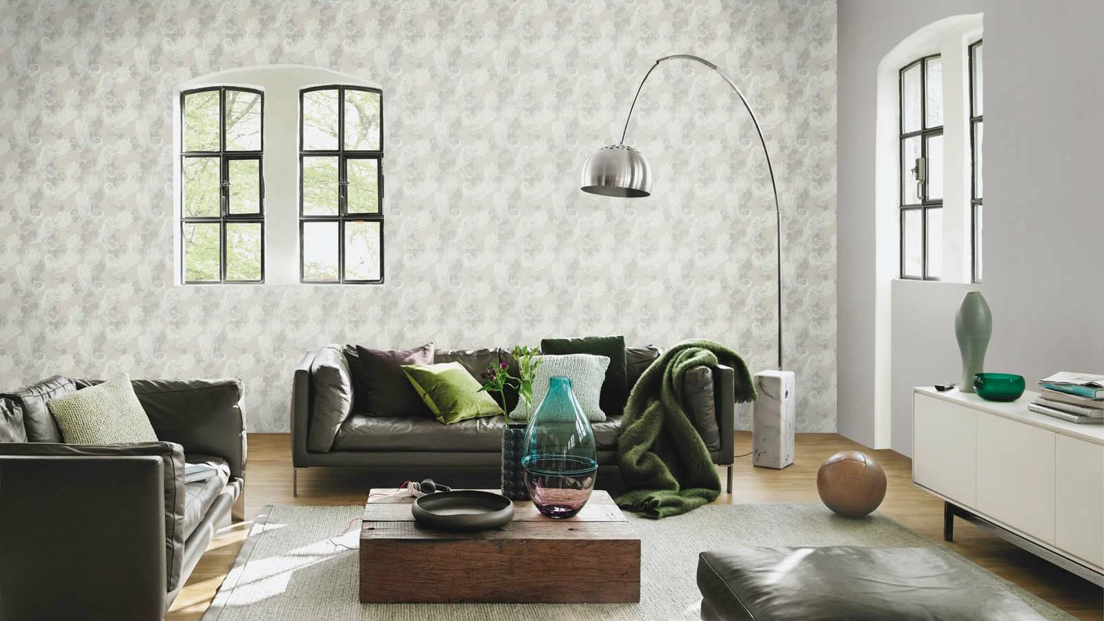 Vliestapete Rasch 746068 Einfarbig Struktur Grau 6 Vliestapete Rasch 746068 Einfarbig Struktur Grau – Bild 4