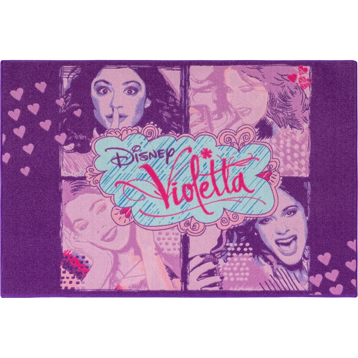 Spielteppich Disney Violetta Mädchen Kinderteppich 95x133 Cm 3 Spielteppich Disney Violetta Mädchen Kinderteppich 95x133 Cm