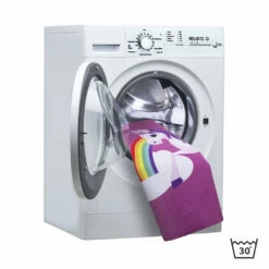 Kinderteppich Einhorn WASCHBAR Rutschhemmend 95x133cm -Orex Verkäufe Spielteppich Einhorn Maedchen Kinder Lila WASCHB 2