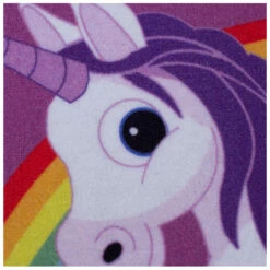 Kinderteppich Einhorn WASCHBAR Rutschhemmend 95x133cm -Orex Verkäufe Spielteppich Einhorn Maedchen Kinder Lila WASCHB 4