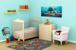 Kinderteppich Crooz WASCHBAR Rutschhemmend 95x133 Cm -Orex Verkäufe Strassenteppich Kinderteppich Crooz Bunt WASCHBA 6