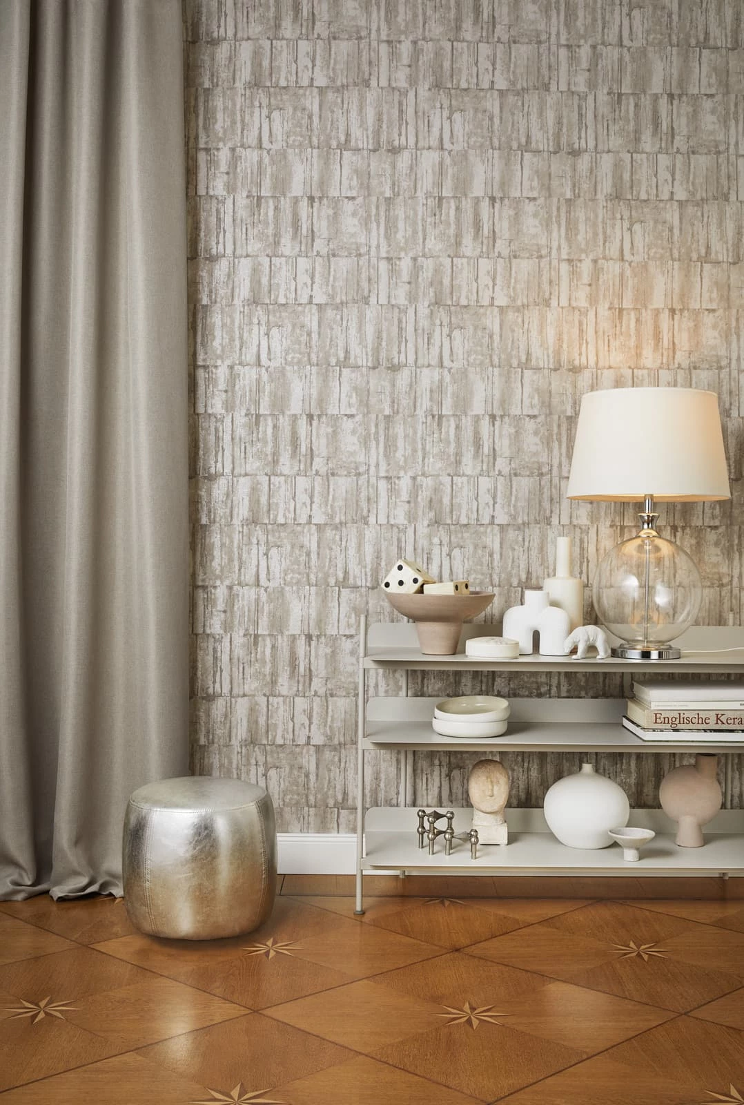 Tapete Barbara Home Collection Putzoptik Beige-Grau 6 Tapete Barbara Home Collection Putzoptik Beige-Grau – Bild 4