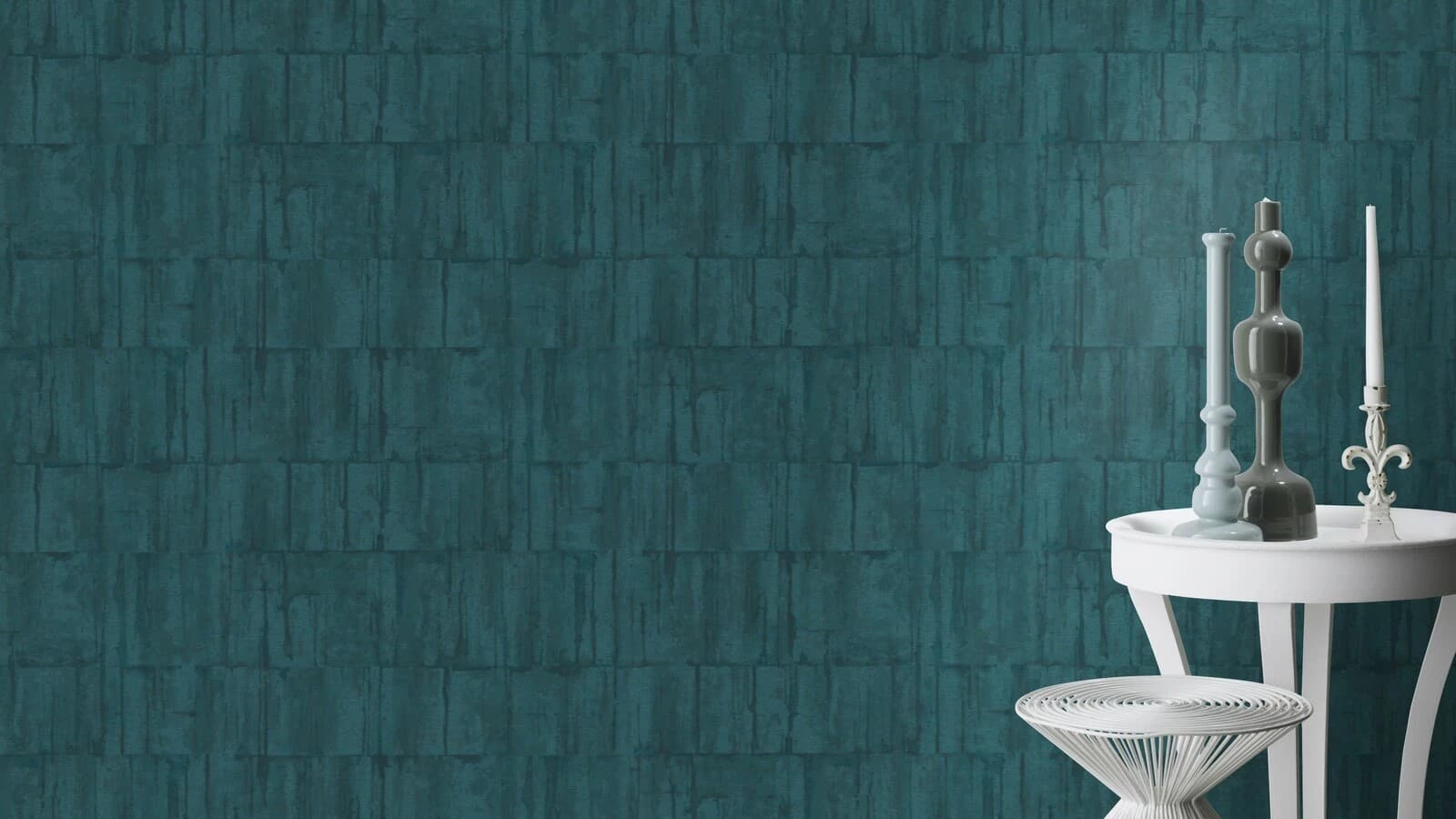 Tapete Barbara Home Collection Putzoptik Petrol 3 Tapete Barbara Home Collection Putzoptik Petrol