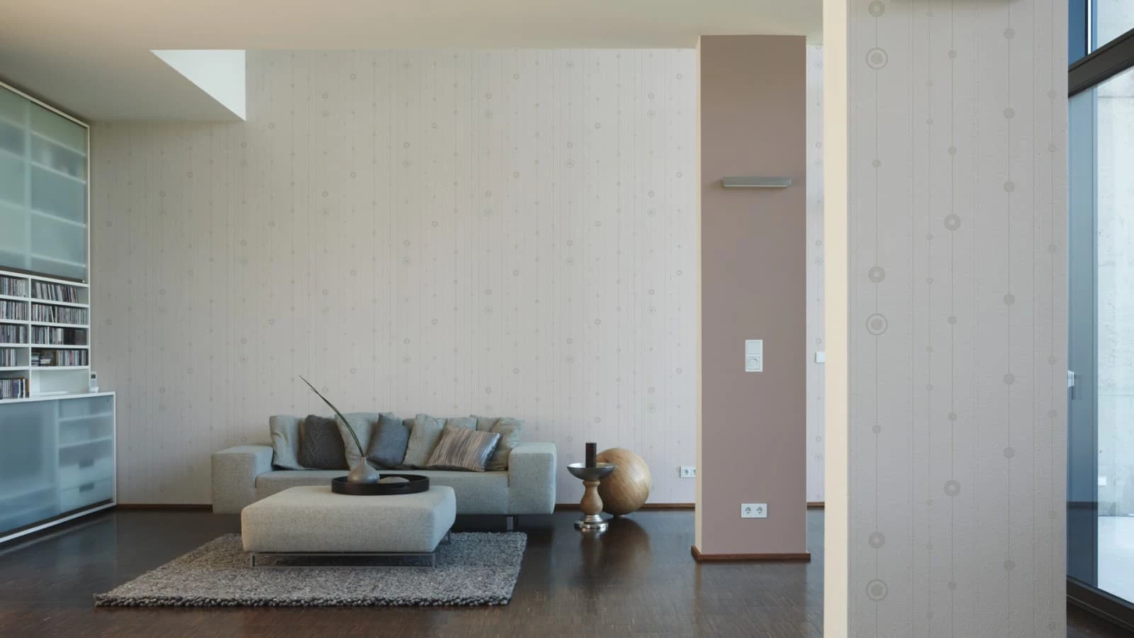 Tapete Einfarbig Taupe Glitzer AS Creation 2965-28 5 Tapete Einfarbig Taupe Glitzer AS Creation 2965-28 – Bild 3