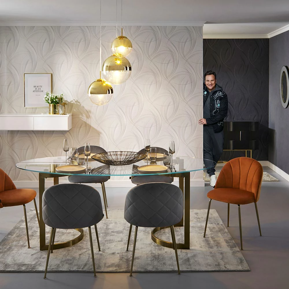 Tapete Guido Maria Kretschmer Schlingen Hellgrau 10218-31 4 Tapete Guido Maria Kretschmer Schlingen Hellgrau 10218-31 – Bild 2