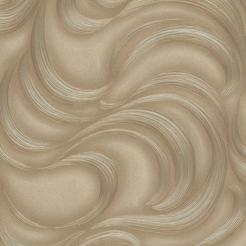 Tapete Guido Maria Kretschmer Wellen Gold 10220-30 5 Tapete Guido Maria Kretschmer Wellen Gold 10220-30 – Bild 3