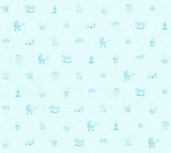 Tapete Kinder Spielsachen Spielzeug Hellblau 35854-2