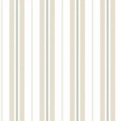 Tapete Kinder Streifen Beige-grau World Wide Walls 303231
