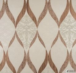 Tapete Kretschmer Deluxe Glasperlen Kupfer 41006-30 -Orex Verkäufe Tapete Kretschmer Deluxe Ornament Glasperlen wei 2