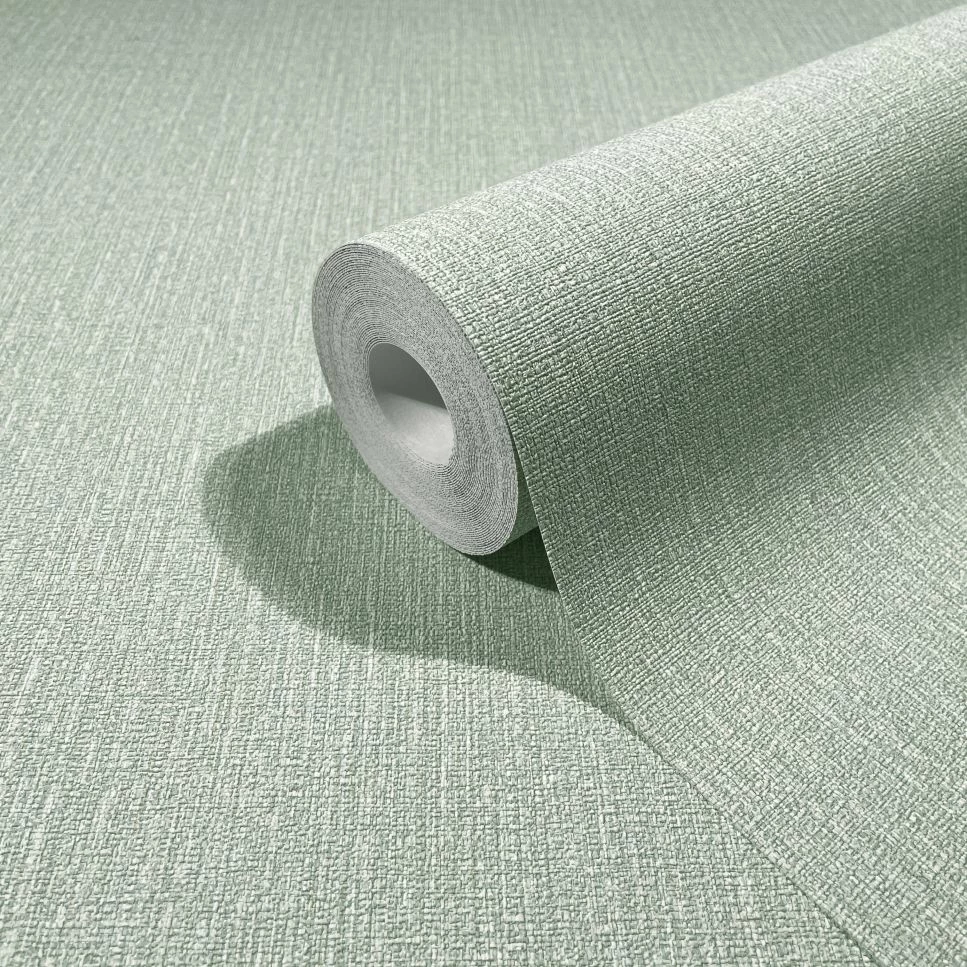 Papis Loveday Tapete 86749 Textil Optik Uni Grün 3 Papis Loveday Tapete 86749 Textil Optik Uni Grün